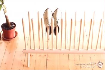 Как да направите рафт за обувки с ръцете си - и стъпка по стъпка методи за инструкции